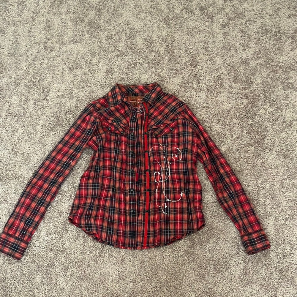 Women's medium button-up flannel